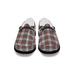 ScotsTee Shop Scottish McBean Dress Modern Tartan Plaid Canvas Loafer Shoes