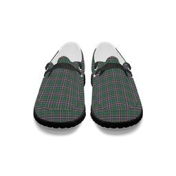 ScotsTee Shop Scottish McFarland Hunting Ancient Tartan Plaid Canvas Loafer Shoes