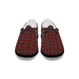 ScotsTee Shop Scottish McFarland Red Tartan Plaid Canvas Loafer Shoes