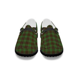 ScotsTee Shop Scottish McFie Hunting Ancient Tartan Plaid Canvas Loafer Shoes