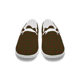ScotsTee Shop Scottish McGillivray Hunting Tartan Plaid Canvas Loafer Shoes