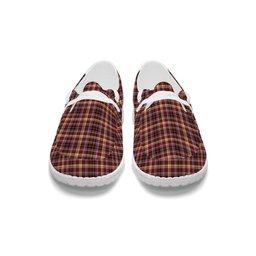 ScotsTee Shop Scottish McKay of Strathnaver Modern Tartan Plaid Canvas Loafer Shoes