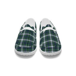 ScotsTee Shop Scottish McKenzie Dress Ancient Tartan Plaid Canvas Loafer Shoes