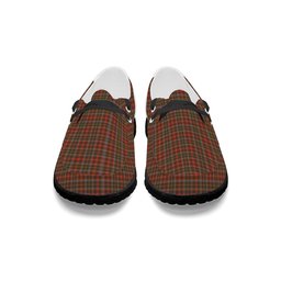ScotsTee Shop Scottish McIntosh Hunting Weathered Tartan Plaid Canvas Loafer Shoes