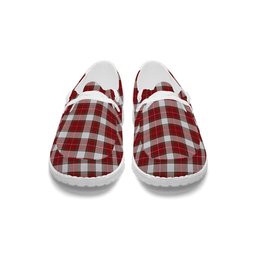 ScotsTee Shop Scottish McFie Dress Ancient Tartan Plaid Canvas Loafer Shoes