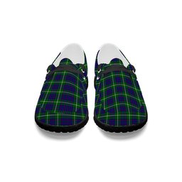 ScotsTee Shop Scottish McIntyre Hunting Modern Tartan Plaid Canvas Loafer Shoes