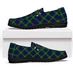 ScotsTee Shop Scottish McIntyre Hunting Modern Tartan Plaid Canvas Loafer Shoes