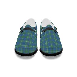 ScotsTee Shop Scottish McIntyre Hunting Ancient Tartan Plaid Canvas Loafer Shoes