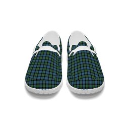 ScotsTee Shop Scottish McKay Ancient Tartan Plaid Canvas Loafer Shoes