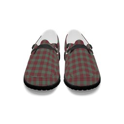 ScotsTee Shop Scottish McGregor Hunting Ancient Tartan Plaid Canvas Loafer Shoes