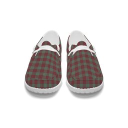 ScotsTee Shop Scottish McGregor Hunting Ancient Tartan Plaid Canvas Loafer Shoes