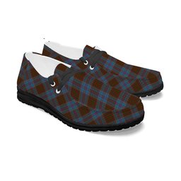 ScotsTee Shop Scottish McGregor Hastie Tartan Plaid Canvas Loafer Shoes