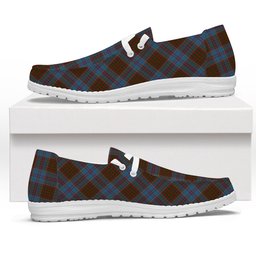 ScotsTee Shop Scottish McGregor Hastie Tartan Plaid Canvas Loafer Shoes