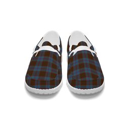 ScotsTee Shop Scottish McGregor Hastie Tartan Plaid Canvas Loafer Shoes