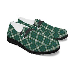 ScotsTee Shop Scottish McInnes Dress Ancient Tartan Plaid Canvas Loafer Shoes
