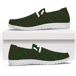 ScotsTee Shop Scottish McIntosh Hunting Tartan Plaid Canvas Loafer Shoes