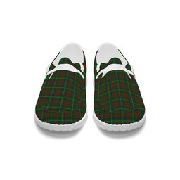 ScotsTee Shop Scottish McIntosh Hunting Tartan Plaid Canvas Loafer Shoes