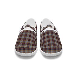 ScotsTee Shop Scottish McInnes Ancient Hunting Tartan Plaid Canvas Loafer Shoes