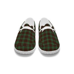 ScotsTee Shop Scottish McFie Hunting Modern Tartan Plaid Canvas Loafer Shoes