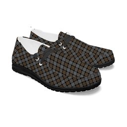 ScotsTee Shop Scottish McKay Weathered Tartan Plaid Canvas Loafer Shoes