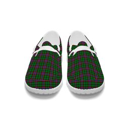 ScotsTee Shop Scottish McGeachie Tartan Plaid Canvas Loafer Shoes