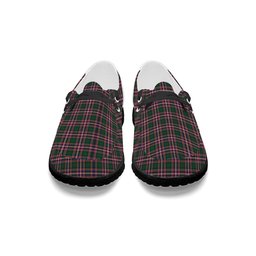 ScotsTee Shop Scottish McFarlane Hunting Modern Tartan Plaid Canvas Loafer Shoes