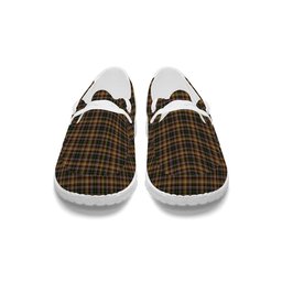 ScotsTee Shop Scottish McKay of Strathnaver Tartan Plaid Canvas Loafer Shoes