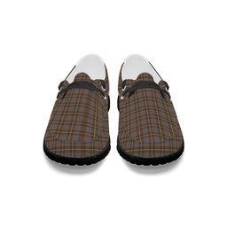 ScotsTee Shop Scottish McIntyre Hunting Weathered Tartan Plaid Canvas Loafer Shoes