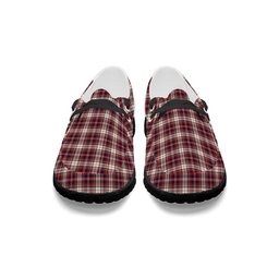 ScotsTee Shop Scottish McFarlane Dress Modern Tartan Plaid Canvas Loafer Shoes