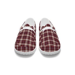 ScotsTee Shop Scottish McFarlane Dress Modern Tartan Plaid Canvas Loafer Shoes