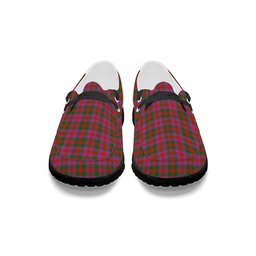 ScotsTee Shop Scottish McGowan Portrait Ancient Tartan Plaid Canvas Loafer Shoes