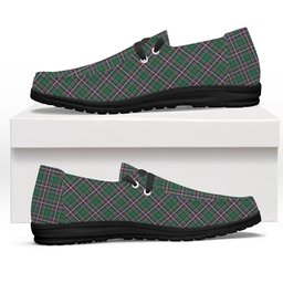 ScotsTee Shop Scottish McFarlane Hunting Ancient Tartan Plaid Canvas Loafer Shoes