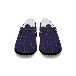 ScotsTee Shop Scottish McLaine of Lochbuie Tartan Plaid Canvas Loafer Shoes