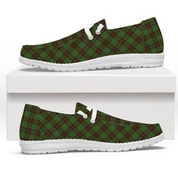ScotsTee Shop Scottish McPhee Hunting Ancient Tartan Plaid Canvas Loafer Shoes