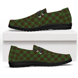 ScotsTee Shop Scottish McPhee Hunting Ancient Tartan Plaid Canvas Loafer Shoes