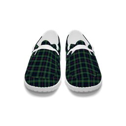 ScotsTee Shop Scottish McLeod of Skye Modern Tartan Plaid Canvas Loafer Shoes