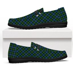 ScotsTee Shop Scottish McLeod of Skye Tartan Plaid Canvas Loafer Shoes