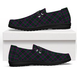 ScotsTee Shop Scottish McLachlan Hunting Tartan Plaid Canvas Loafer Shoes