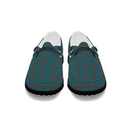 ScotsTee Shop Scottish McLaine of Lochbuie Hunting Ancient Tartan Plaid Canvas Loafer Shoes