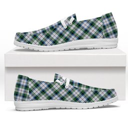 ScotsTee Shop Scottish Mcnaghten Dress Ancient Tartan Plaid Canvas Loafer Shoes
