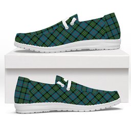 ScotsTee Shop Scottish McPhail Hunting Ancient Tartan Plaid Canvas Loafer Shoes