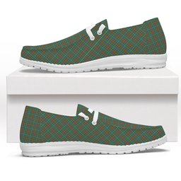 ScotsTee Shop Scottish McKintosh Hunting Ancient Tartan Plaid Canvas Loafer Shoes