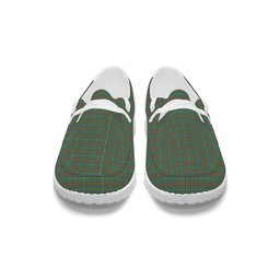 ScotsTee Shop Scottish McKintosh Hunting Ancient Tartan Plaid Canvas Loafer Shoes