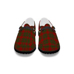 ScotsTee Shop Scottish McKintosh Red Tartan Plaid Canvas Loafer Shoes