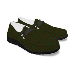 ScotsTee Shop Scottish Mcnaughton Hunting Tartan Plaid Canvas Loafer Shoes