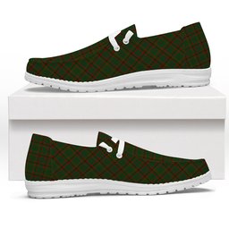 ScotsTee Shop Scottish Mcnaughton Hunting Tartan Plaid Canvas Loafer Shoes