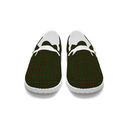 ScotsTee Shop Scottish Mcnaughton Hunting Tartan Plaid Canvas Loafer Shoes
