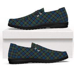 ScotsTee Shop Scottish McNicol Hunting Tartan Plaid Canvas Loafer Shoes