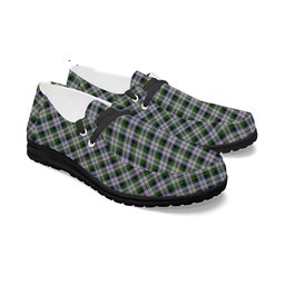 ScotsTee Shop Scottish McNachten Dress Tartan Plaid Canvas Loafer Shoes