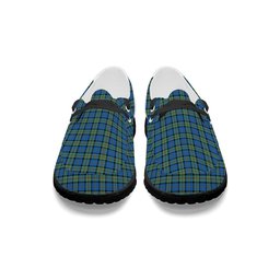 ScotsTee Shop Scottish McLeod of Harris Ancient Tartan Plaid Canvas Loafer Shoes